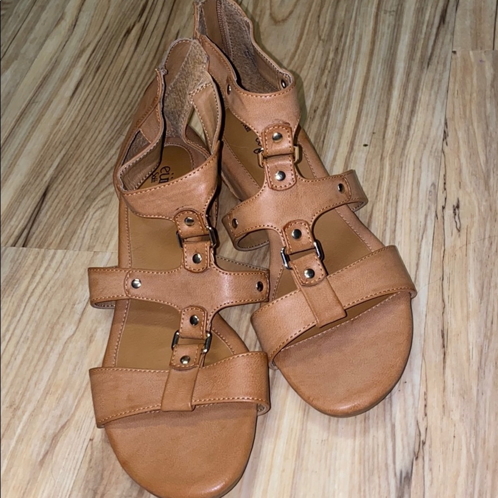Tan sandals